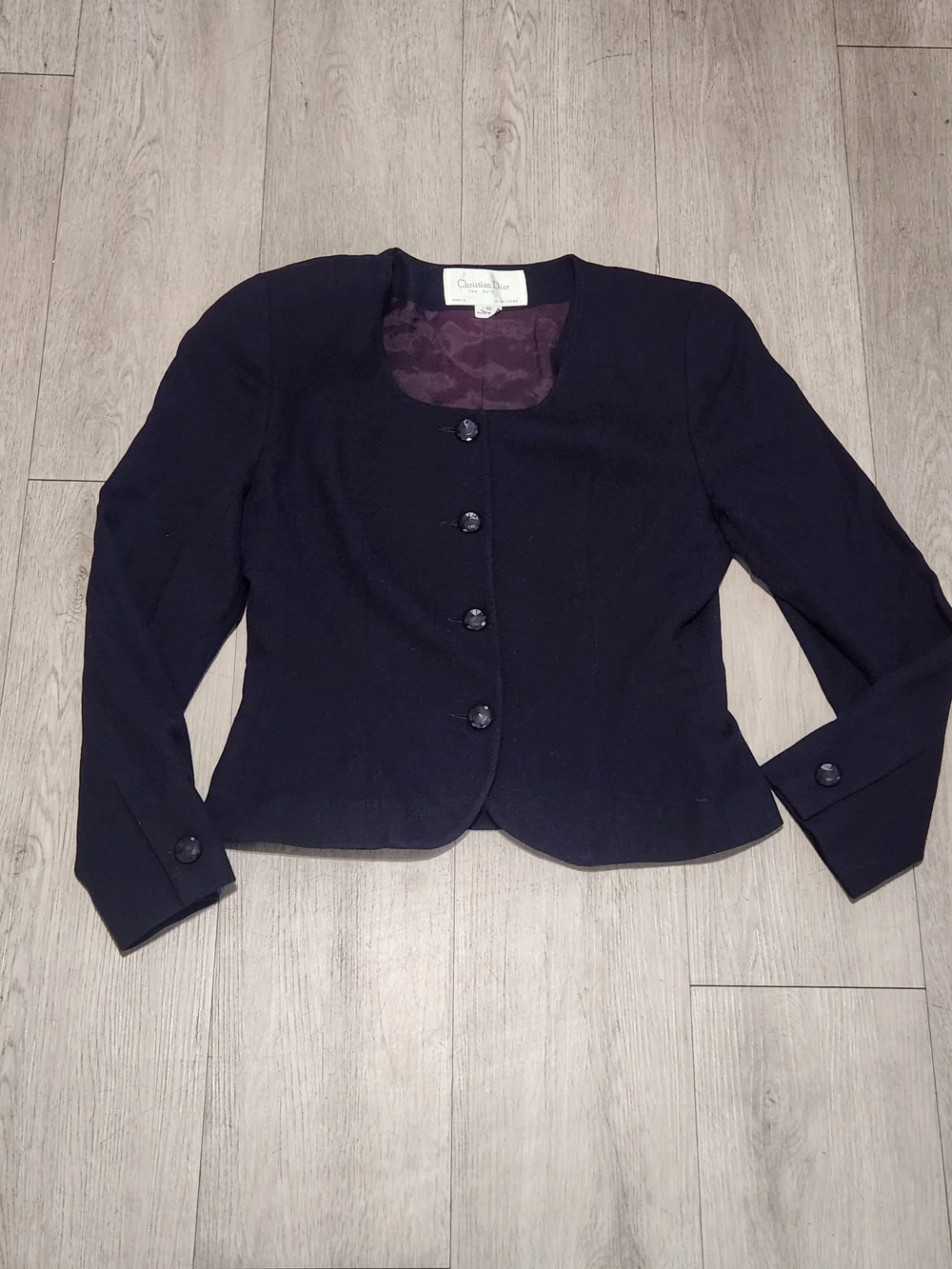 ​Christian Dior Vintage 100% Wool Blazer Jacket